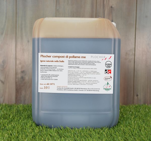 Plocher compost di pollame me 10l it 