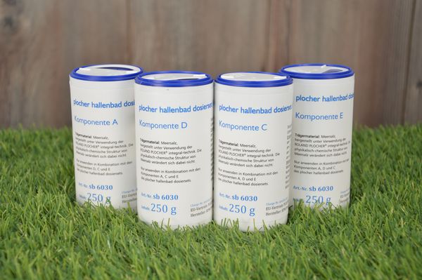 Plocher Hallenbad Dosierset (A-D-C-E) 4x250g de