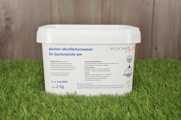 Plocher Oberflächenwasser für Gartenteich 2kg de 