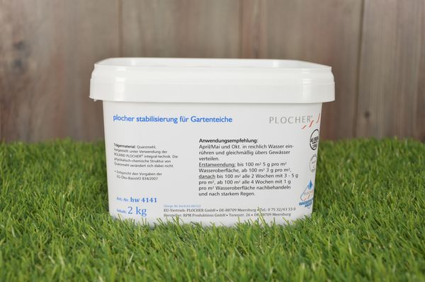 Plocher Stabilisierung für Gartenteich 2kg de 